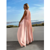 Starorůžový dlouhý přehoz tunika přes plavky HORST