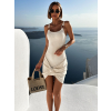 Béžové letní mini šaty TAREK