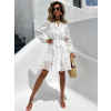 Bílé košilové boho šaty KLEOFAS 100% bavlna