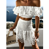 Bílý boho letní komplet TICHON