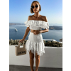 Bílý boho letní komplet TICHON