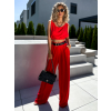Červený elegantní dvoudílný komplet AMATUS