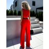 Červený elegantní dvoudílný komplet AMATUS