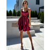 Bordo elegantní šaty SIMELA