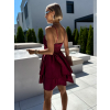 Bordo elegantní šaty SIMELA