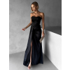 Černé dlouhé korzetové společenské šaty ALITAN