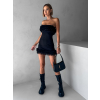 Černé krátké mini šaty PALEGI