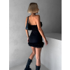 Černé krátké mini šaty PALEGI