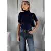 Tmavě modré tričko NEFALI s rolákem