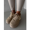 Béžové boty SOLWEG s vysokou platformou
