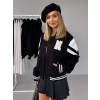 Černá bomber baseball bunda EVGENIE