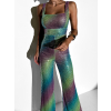 Barevný třpytivý společenský flitrovaný overal OFELIE