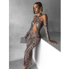 Leopardí filtrované party šaty OLJANY