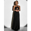 Černé dlouhé večerní šaty DATUNA