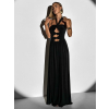 Černé dlouhé večerní šaty DATUNA