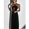Černé dlouhé večerní šaty DATUNA