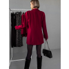 Bordó elegantní basic sako ANTULA