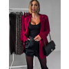 Bordó elegantní basic sako ANTULA
