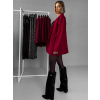 Bordó elegantní basic sako ANTULA