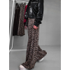 Leopardí široké pohodlné kalhoty ASENTY