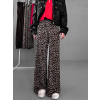 Leopardí široké pohodlné kalhoty ASENTY