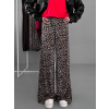 Leopardí široké pohodlné kalhoty ASENTY