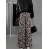 Leopardí extra široké kalhoty DONAH