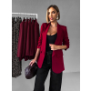 Červené elegantní basic sako EDITHA