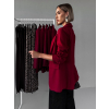 Červené elegantní basic sako EDITHA