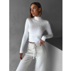 Bílý svetřík STREP s dlouhým rukávem