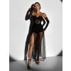 Černé sexy šaty GORDON s tylovou sukní