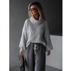 Šedý svetr SYRINX s rolákem