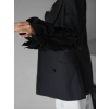 Černé elegantní sako BURGA s volány