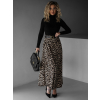 Leopardí dlouhá sukně TOPPERO