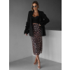 Leopardí elegantní midi sukně SLOZTH