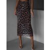 Leopardí elegantní midi sukně SLOZTH