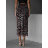 Leopardí elegantní midi sukně SLOZTH