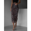Leopardí elegantní midi sukně SLOZTH