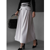 Šedá pouzdrová dlouhá sukně ATHYNA