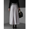 Šedá pouzdrová dlouhá sukně ATHYNA