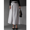 Šedá pouzdrová dlouhá sukně ATHYNA