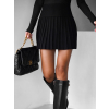 Černá mini plisovaná basic sukně MARILENA