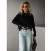 Černý elegantní svetřík ELISHKA