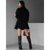Černý dvojdílný komplet se sukní PYLADES