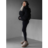 Černá zimní oversize puffy bunda LENUEL