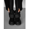 Černé kotníkové zimní boty AGATHA