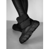 Černé kotníkové zimní boty AGATHA
