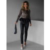 Leopardí elegantní top ALLESSIA s volánem