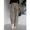Leopardí široké barrel džíny NESTA
