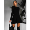 Černé vypasované krátké šaty GIAHANY